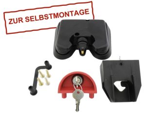 Automatik-Kippschloss für Kunststoffbehälter inkl. 2 Schlüssel - lose geliefert
