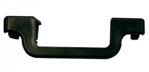 Monto® Stufenabschlusskappe, Stufentiefe 80 mm, links, schwarz - VE = 7 Stück