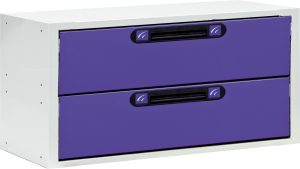 EcoSystem VLK 104.2 Schubladenschrank LxTxH 1014x360x483 mm