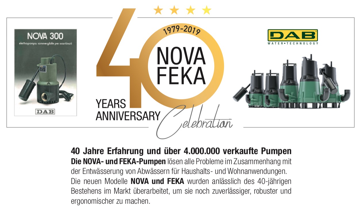 DAB Nova 180 MA Schmutzwasser Tauchmotorpumpe mit Schwimmschalter - 5000 l/h - Fh 5.0 m - 0.5 bar - 0.19 kW - 1 x 230 V – Bild 7