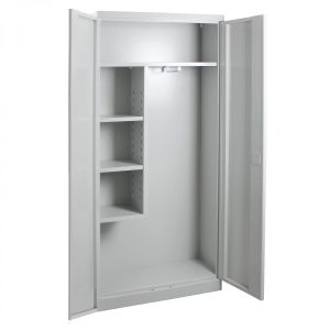 METEC Putzmittelschrank HxBxT 1780x800x370 mm Lichtgrau/Lichtgrau