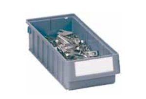 Lagerkästen Kunststoff - Taubenblau - Typ 4109 - LxBxH 400x117x90 mm - VE= 16 Stück