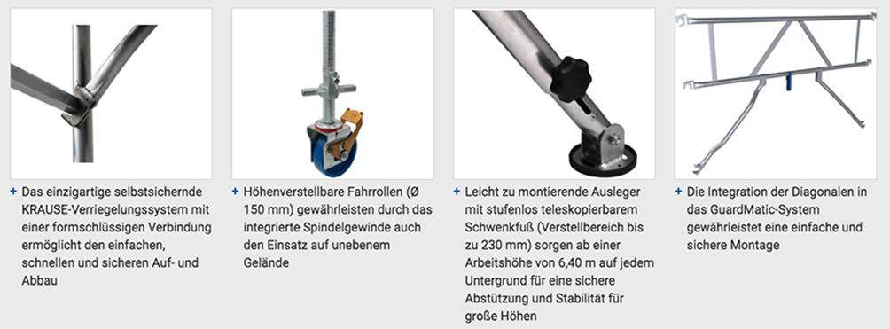 Stabilo® Fahrgerüst-Serie 50 - Arbeitshöhe bis 14.40 m - Feldlänge 2.50 m – Bild 3