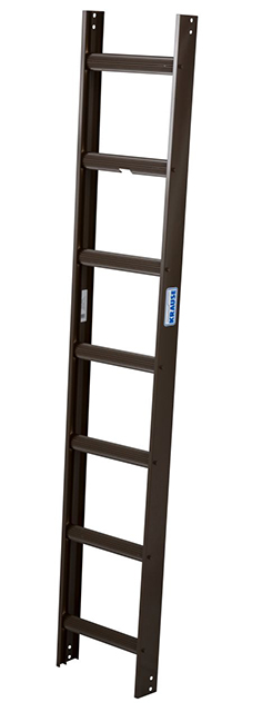 Stabilo® Professional KaminkehrerLeiter - Aluminium, braun - Länge 1.95 m - 7 Sprossen