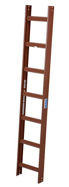 Stabilo Professional Kaminkehrerleiter - Aluminium, rot - Länge 1.95 m - 7 Sprossen