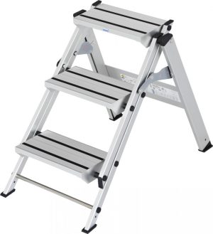 Stabilo Klapptreppe ohne Haltebügel - Arbeitshöhe 2.65 m - 1 x 3 Stufen