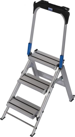 Stabilo® KlappTreppe, mit Haltebügel - Arbeitshöhe 2.65 m - 1 x 3 Stufen