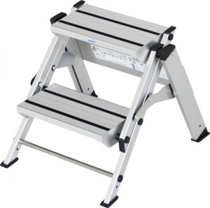 Stabilo Klapptreppe ohne Haltebügel - Arbeitshöhe 2.45 m - 1 x 2 Stufen