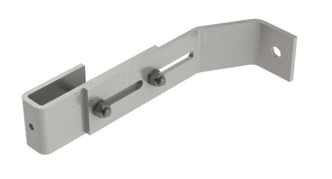 Stabilo® Wandanker verstellbar, Stahl verzinkt 165-215 mm, VE = 1 Stück – Bild 3