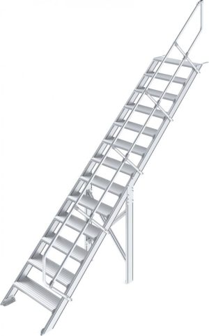 Stabilo® Treppe - Neigung 45° - Stufenbreite 100 cm - Höhe 2.80-3.01 m - 1 x 13 Stufen