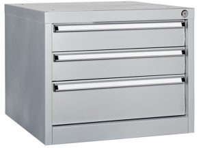 Unterschrank mit 3 Schubladen für Werkbank BxTxH 565x580x450 mm