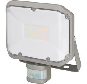 LED-Strahler AL 3050 PIR, IP44 - 30 W / 3110 lm / 3000 K warmweisse Lichtfarbe / 230 V - Bewegungsmelder