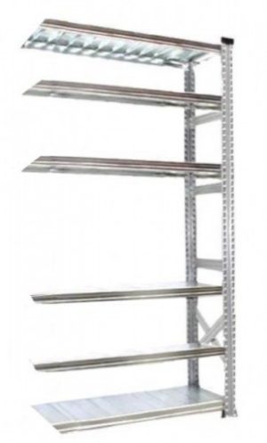Anbauregal Super 1 - HxLxT 2500x900x320 mm mit 6 Fachböden