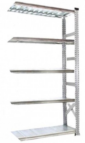 Anbauregal Super 1 - HxLxT 1972x1500x600mm mit 5 Fachböden