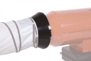 Luftleitblech mit 1 Abgang Ø 350 mm für EC 55