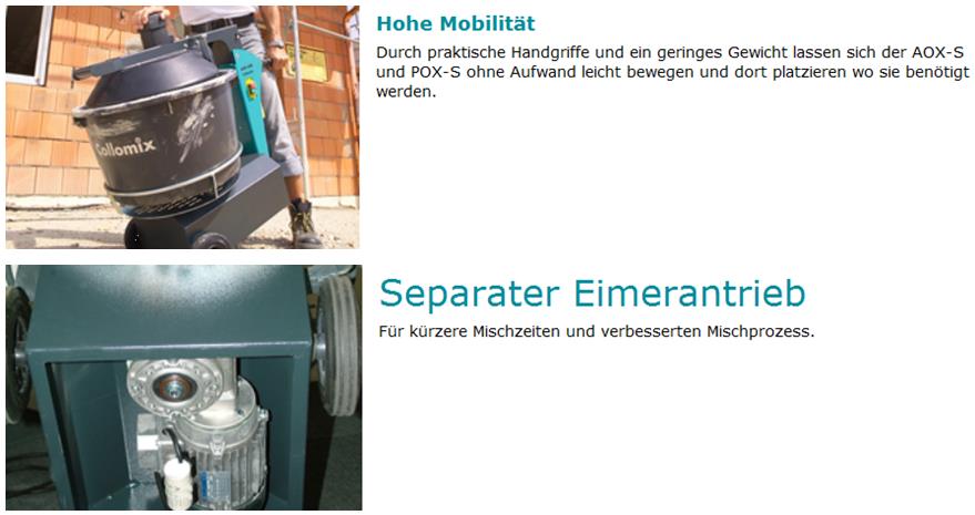Collomix POX-S Rotationsmischer – Bild 3