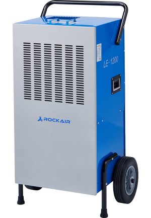 Bautrockner Rockair Drypro BT-120, Stahl - Luftumwälzung 850 m³/h - Raumtrocknung 1500 m³ - Tankinhalt 5 l - Leistung 1600 W - 230 V