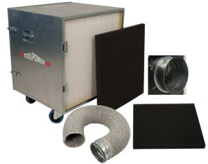 TP 2200M ToolPower Luftreiniger, Staubfänger 470 W