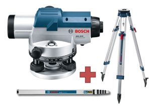 Bosch GOL 20 D Set Optisches Nivelliergerät mit BT 160 und GR 500 im Koffer