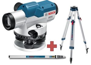Bosch GOL 26 G Set Optisches Nivelliergerät mit BT 160 und GR 500 im Koffer