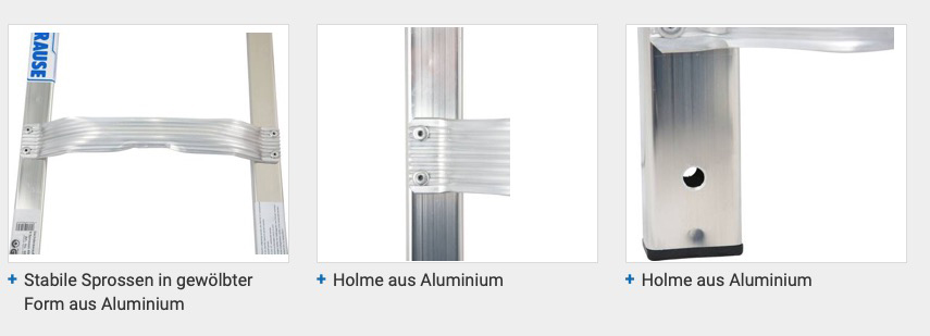 Alu-Dachleiter 5.05 m, 18 Sprossen, Stabilo Professional – Bild 3
