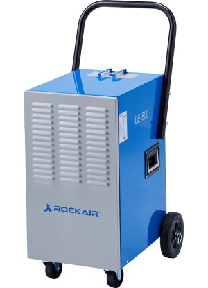 Bautrockner Rockair Drypro BT-50, Stahl - Luftumwälzung 350 m³/h - Raumtrocknung 600 m³ - Tankinhalt 3.7 l - Leistung 800 W - 230 V