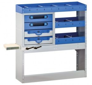 Einrichtungsmodul 27 offen mit Linksauszug - EcoSystem