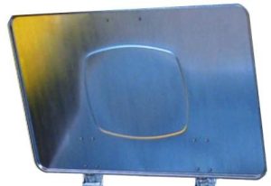 Deckel komplett (Ersatzdeckel) für 800 Liter VERWO-Stahlcontainer bis Baujahr 2016 - lose geliefert