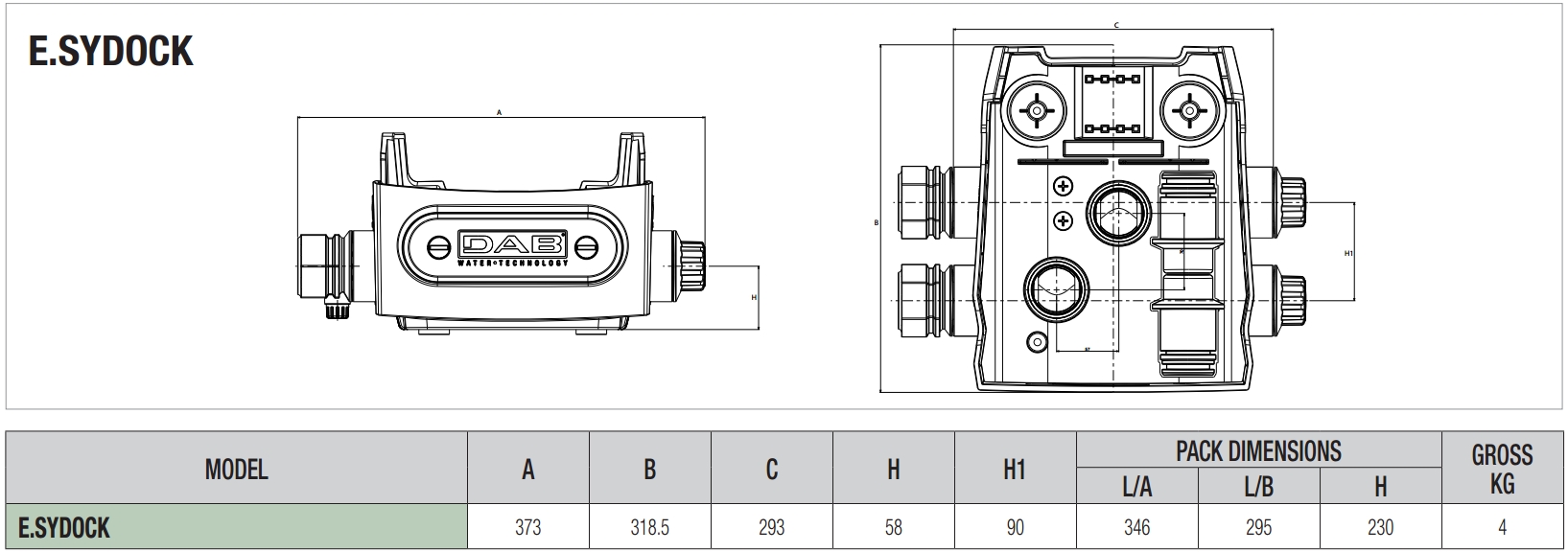 DAB E.sydock Anschlusssystem für E.sybox – Bild 4