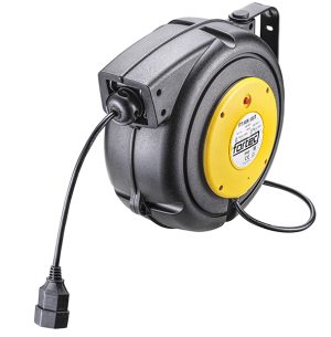 Fortec® KR-15IT Kabelaufroller, Kabellänge 15 m, Kunststoffgehäuse, Kabelgrösse 3 x 1.5 mm², Max. 3000 W