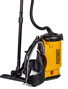 fortec D/3P/BP Rucksackstaubsauger - Kunststoff - Luftleistung 46 l/s - Saugleistung 242 mbar - Leistung 900 W - 230 V