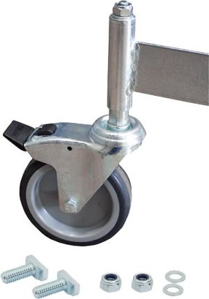 Stabilo® Fahrrolle für PodestLeiter, gebremst, Ø 125 mm - für 3 bis 4 Stufen