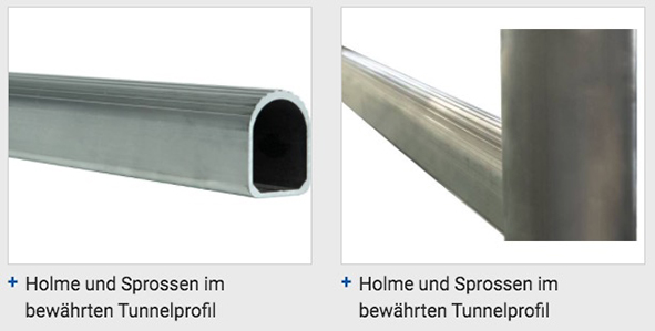 Krause Stabilo Faltgerüst, Aluminium - Arbeitshöhe 3.00 m - Feldlänge 2.00 m – Bild 4