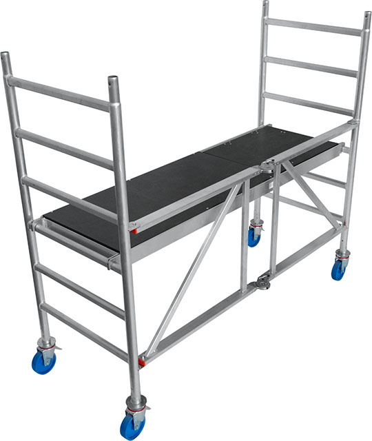 Krause Stabilo Faltgerüst, Aluminium - Arbeitshöhe 3.00 m - Feldlänge 2.00 m