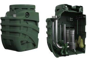 DAB Fekafos 280 2" Double für ein- oder dreiphasige Elektropumpen - 280 l - Fh bis 25 m