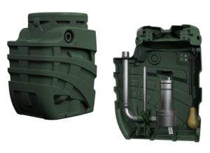 DAB Fekafos 280 2" für ein- oder dreiphasige Elektropumpen - 280 l - Fh bis 25 m