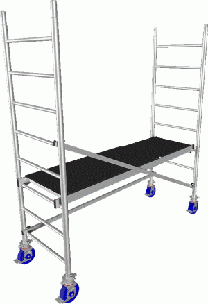 Monto® ProTec® Alu-Fahrgerüst – Arbeitshöhe bis 2.90 m