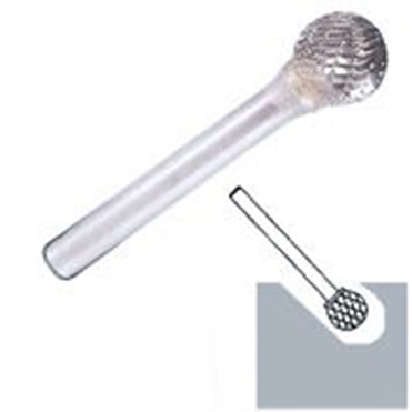 Hartmetallfräser HF 100 D / Ø x H x L = 12.7 x 11 x 56 mm / Schaft-Ø 6 mm / Spezialverzahnung Stahl - VE = 1 Stück – Bild 3