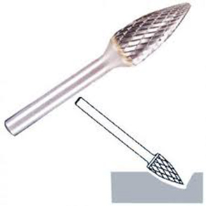 Hartmetallfräser HF 100 G / Ø x H x L = 12.7 x 25 x 70 mm / Schaft-Ø 6 mm / Spezialverzahnung Stahl - VE = 1 Stück – Bild 4