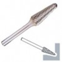 Hartmetallfräser HF 100 L / Ø x H x L = 9.6 x 30 x 76 mm / Schaft-Ø 6 mm / Grobe Einfachverzahnung - VE = 1 Stück – Bild 4