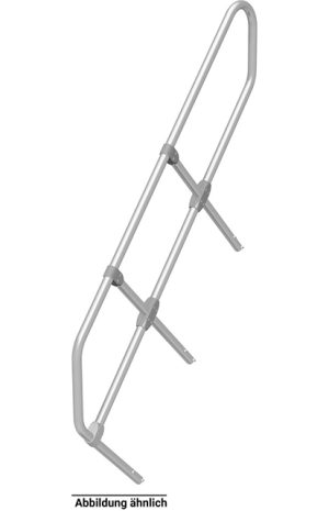 Stabilo® Zweiter Handlauf für Treppe - Neigung 60° - 5 Stufen