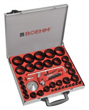 BOEHM JLB260PACC Locheisensatz Ø 2-60 mm + JLB-M53PA + JLB-M60PA + JLB-P42R + TC-420PA + 1xLAM-1 im Metallkoffer