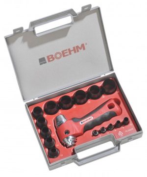 BOEHM JLB330PA Locheisensatz Ø 3-30 mm + JLB-M30PA im Kunststoffkoffer