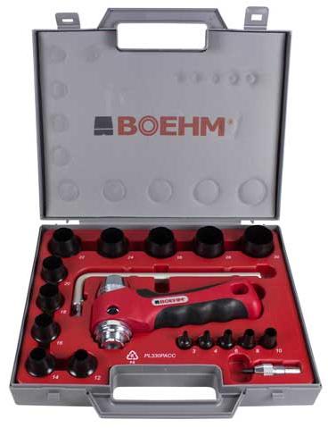BOEHM JLB330PACC Locheisensatz Ø 3-30 mm + JLB-M30PA + JLB-P42R + TC-330PA + LAM-1 im Kunststoffkoffer – Bild 4