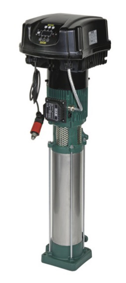 DAB KVE 3/12 M MCE15/P Kreiselpumpe inkl. Gegenflansche mit Gewinde und MCE/P Inverter - 7200 l/h - Fh 105.6 m - 10.56 bar - 1 x 230 V
