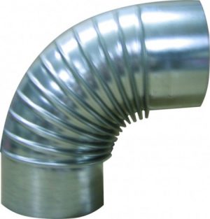 Kaminrohr-Bogenstück 90° aus Inox Ø 200 mm