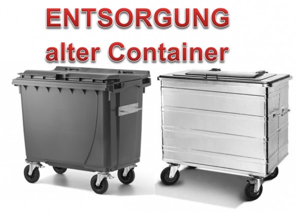 Entsorgung alter Abfallcontainer – Bild 2