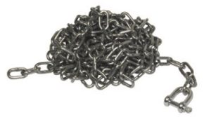Kit Kette mit Karabinerhaken, 3 Meter A316, max. 150 kg