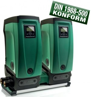 DAB Kit 2 E.sybox + E.sytwin DIN 1988-500 - 12800 l/h - Fh 65.0 m - 6.5 bar - 1.55 kW - 230 V - Trinkwasser geeignet