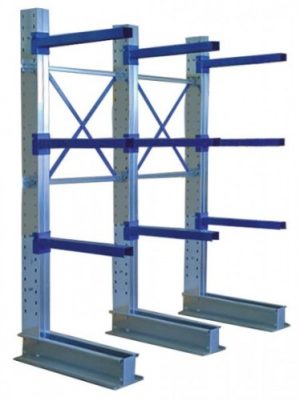 Aktions-Kragarmregal einseitig Typ CL HxLxT 2455x2000x800 mm - 4 Ebenen
